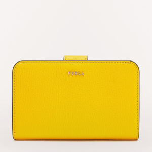 Шкіряний жіночий гаманець Furla Babylon M Compact Wallet PCX9UNOHSF0000564S Polline (800070114989) краща модель в Кривому Розі