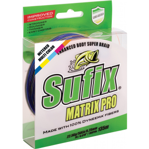 Шнур Sufix Matrix Pro 250 м 0.12 мм 8.1 кг PE0.6 18 LB Multi (DS1CB0148uDC2P) лучшая модель в Кривом Роге