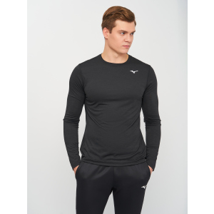 Рашгард Mizuno Impullse Core LS Tee J2GA752009 L Чорний (5054698296189) ТОП в Кривому Розі