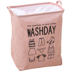 Корзина складная для белья и игрушек Organizers Washday Розовая (2000992409612) ТОП в Кривом Роге