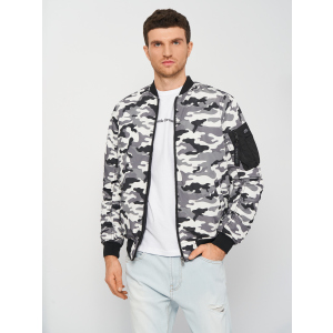 Куртка Pull & Bear 9711/505/802 L Серо-белая (09711505802044) рейтинг