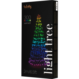 Світлодіодний Smart LED Twinkly Light tree RGBW 300, Gen II, IP44, висота 2 м (TWP300SPP-BEU)