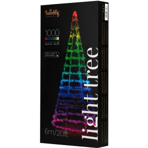 Світлодіодний Smart LED Twinkly Light tree RGBW 1000, Gen II, IP44, висота 6 м (TWP500SPP-BEU) рейтинг