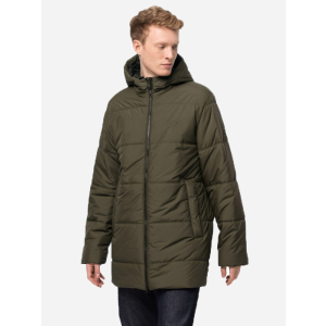 Пуховик синтетический Jack Wolfskin North York Jacket M 1206381-4144 L Серо-зеленый (4060477927091) лучшая модель в Кривом Роге