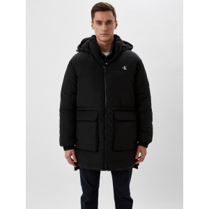 Куртка Calvin Klein Dropped Hem Ribstop Puffer J30J319589-BEH XL Black (8719854513469) краща модель в Кривому Розі