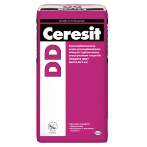 Для вирівнювання бетонних цементно-піщаних основ 0,5-5 мм Ceresit DD 25 кг краща модель в Кривому Розі