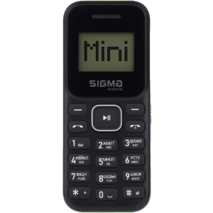 Мобільний телефон Sigma mobile X-style 14 Mini Black-Green