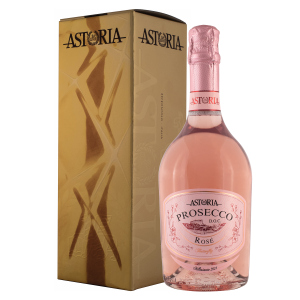 хорошая модель Подарочная упаковка Astoria BUTTERFLY Prosecco Rose D.O.C розовое экстра-сухое 0.75 л 11% (8003905045901)