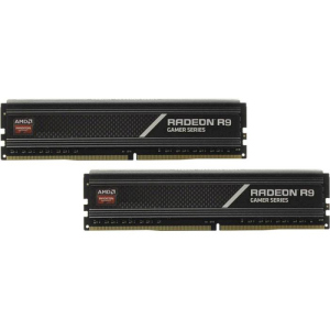 Модуль памяти AMD Radeon R9 Gamer DDR4 3200MHz 16GB Kit 2x8GB (R9S416G3206U2K) ТОП в Кривом Роге