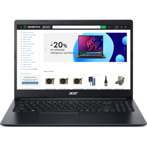 Ноутбук Acer Aspire 3 A315-34-P1VK (NX.HE3EU.05D) Charcoal Black краща модель в Кривому Розі