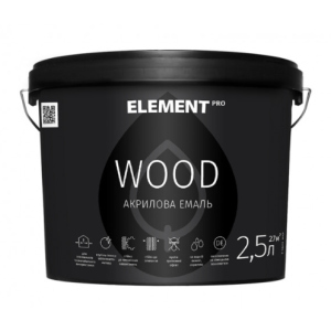 Аква-антисептик для дерева ELEMENT PRO WOODSTAIN, 2,5 л ГОРІХ ТОП в Кривому Розі