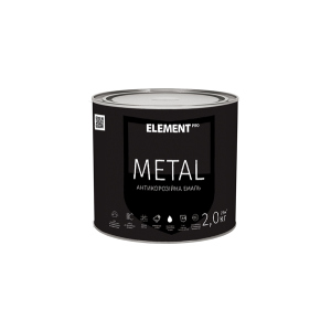 Антикорозійна емаль ELEMENT PRO METAL 2 кг БІЛА в Кривому Розі