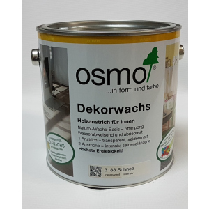 Цветное масло OSMO DEKORWACHS Intensive töne 3188 – снег, 0.75 л. лучшая модель в Кривом Роге