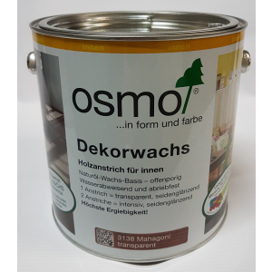 Цветное масло OSMO DEKORWACHS Transparente töne 3138 – (махагон) 2.5 л. в Кривом Роге