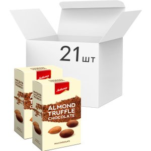 Упаковка цукерок Любимов Truff Драже Мигдаль у молочному трюфелі 100 г х 21 шт (4820075504779) рейтинг