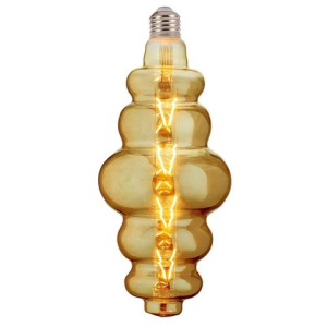 Лампа винтажная светодиодная филаментная (ретро) Horoz Electric Filament led ORIGAMI-XL 8W E27 2200K Янтар в Кривом Роге