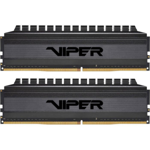 Модуль пам'яті PATRIOT Viper 4 Blackout DDR4 4400MHz 16GB Kit 2x8GB (PVB416G440C8K) ТОП в Кривому Розі