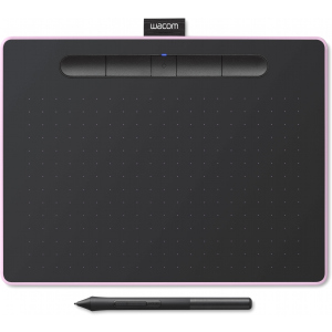 Графічний планшет Wacom Intuos M Bluetooth Pink (CTL-6100WLE-N) ТОП в Кривому Розі