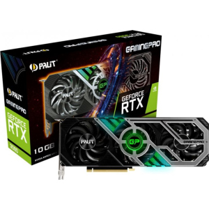 Відеокарта GF RTX 3080 10GB GDDR6X GamingPro V1 Palit (NED3080019IA-132AA) (LHR) в Кривом Роге