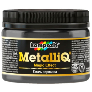 Емаль акрилова Kompozit MetalliQ 12кг Римське золото рейтинг