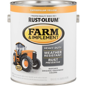 Эмаль для техники по металлу Rust Oleum тёмно-жёлтая (Caterpillar), банка 3,78л (арт.7449402)