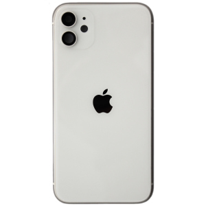 Крышка задняя iPhone 11 с рамкой White надежный