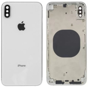 Кришка задня iPhone XS із рамкою Silver Copy ТОП в Кривому Розі