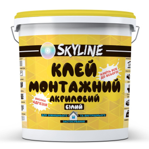 Клей монтажний акриловий універсальний SkyLine 3.6 кг краща модель в Кривому Розі