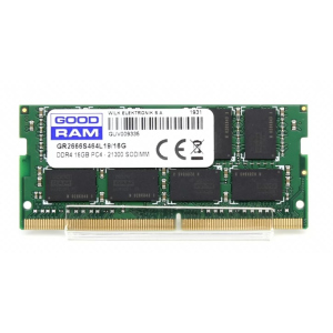 купить Оперативная память GOODRAM 16 GB SO-DIMM DDR4 2666 MHz GR2666S464L19/16G (F00189095)