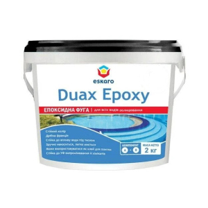 Затирка епоксидна фуга Eskaro Duax Epoxy для швів плитки та мозаїки 2 кг пісочний рейтинг