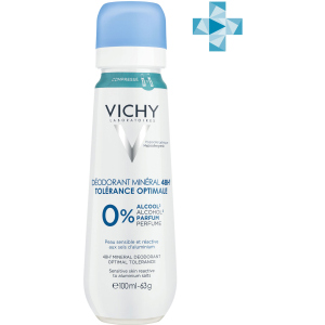 Дезодорант Vichy Deo Мінеральний для чутливої ​​шкіри 100 мл (3337875712361) краща модель в Кривому Розі