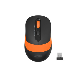 купить Мышь A4Tech Fstyler FG10 2000dpi Black+Orange, USB, Wireless