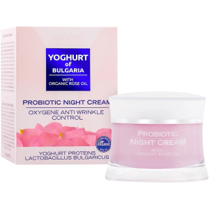 хорошая модель Ночной крем для лица BioFresh Yoghurt Of Bulgaria With Organic Rose Oil против морщин с пробиотиком 50 мл (3800156005068)