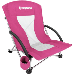 Кресло раскладное KingCamp Beach Chair (KC3841) Розовое (KC3841 DARKROSE) в Кривом Роге