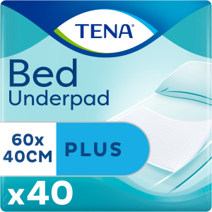 Одноразові пелюшки, що вбирають Tena Bed Plus 40x60 см 40 шт (7322540728859) краща модель в Кривому Розі