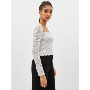 Топ Bershka 2230-187-251 M Белый (SZ02230187251034) в Кривом Роге