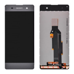 Дисплей (екран) Sony F3111 Xperia XA/F3112/F3113/F3115/F3116 + тачскрин, сірий, Graphite Black Original надійний