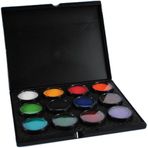 Професійна палітра аквагриму Mehron Paradise Makeup AQ 12 відтінків по 40 г (800-PAL-A) (764294580999) ТОП в Кривому Розі