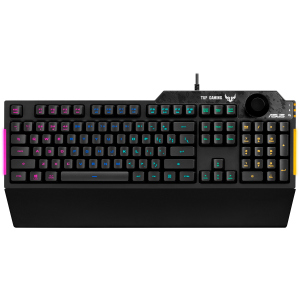 Клавиатура проводная Asus TUF Gaming K1 USB Black (90MP01X0-BKRA00)