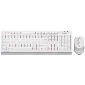 купити Комплект бездротової A4Tech FG1010 Wireless White/Grey (4711421943581)