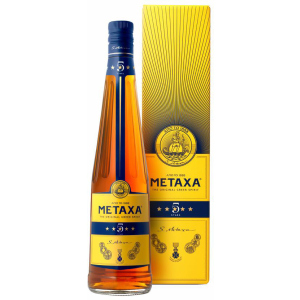 Бренди Metaxa 5* 0.7 л 38% в подарочной упаковке (5202795120054) лучшая модель в Кривом Роге