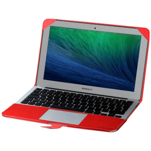 Чехол-накладка для ноутбука Promate MacLine-Air 11" MacBook Air 11" Red (macline-air11.red) надежный