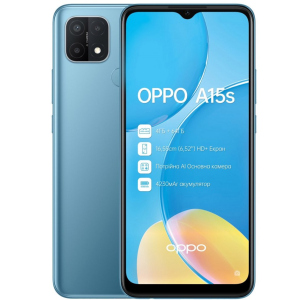 купить Мобильный телефон OPPO A15s 4/64GB Mystic Blue