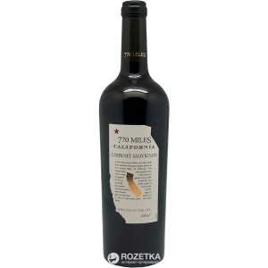 Вино 770 Miles Cabernet Sauvignon красное сухое 0.75 л 12.5% (3263280102407) ТОП в Кривом Роге