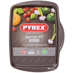 хороша модель Форма прямокутна для випічки Pyrex Asimetria 35 x 27 см Прямокутна коричнева (AS35RR0)