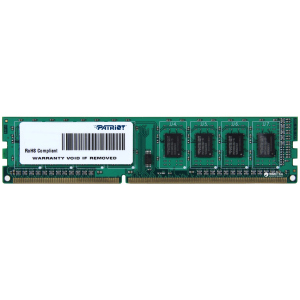 Оперативна пам'ять Patriot DDR3-1333 4096MB PC3-10600 Signature Line (PSD34G13332) надійний