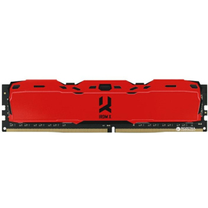 Оперативна пам'ять Goodram DDR4-3000 8192MB PC4-24000 IRDM X Red (IR-XR3000D464L16S/8G) надійний