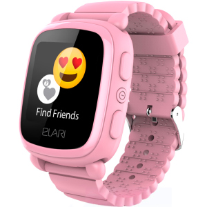 Дитячий телефон-годинник з GPS-трекером Elari KidPhone 2 Pink (KP-2P)