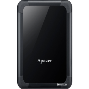 Жесткий диск Apacer AC532 1TB 5400rpm 8MB AP1TBAC532B-1 2.5" USB 3.1 External Black лучшая модель в Кривом Роге