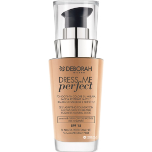 Тональна основа Deborah Dress me Perfect SPF 15 № 03 30 мл (8009518230123) краща модель в Кривому Розі